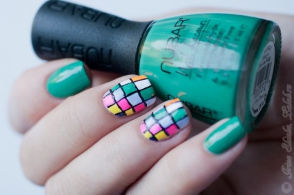 Manichiura Rubik's Cube produse nubar -