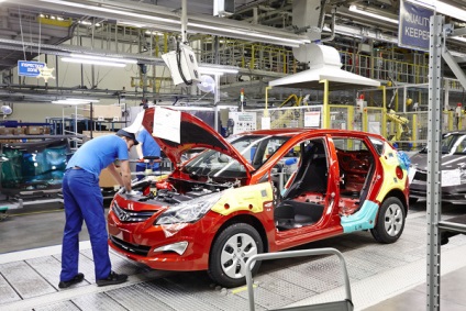 Ми знову подивилися, як збирають hyundai solaris (hyundai solaris) Ми знову подивилися, як збирають hyundai solaris
