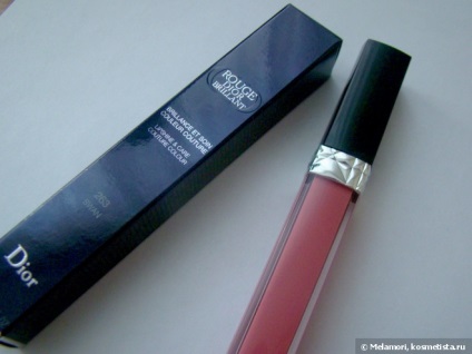 Novelty 2015 - luciu de buze dior rouge dior brillant lipshine - culoarea couture de îngrijire # 263 lebădă comentarii