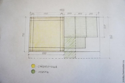 Az új külsővel asztal Ikea 2 óra (a végén derül ki) Az új külsővel asztal Ikea 2 óra