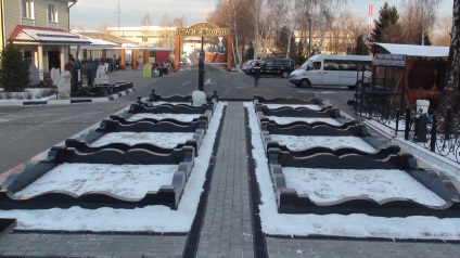 Cimitirul Novo-Luberetskoye - costul locurilor