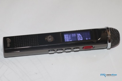 Revizuire ritmix rr-150 - recorder elegant și compact - mega obzor