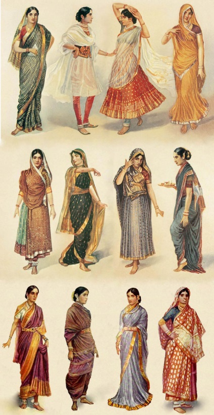 Haine și ornamente - bindi, gopi-dotts, dhoti, mehendi, sari și tilaka, gaura club