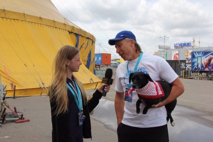 Egy nap az élet a cirkuszi előadók tagként készül a fesztiválra „Golden trükk Kobzova”