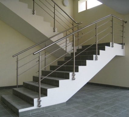 Kerítések lépcsők rozsdamentes szerelési elem saját kezűleg (fotó és videó)