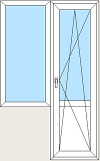 A Windows Murmanszk (felszerelt kilengő mechanizmus) Az ablakok Murmanszk
