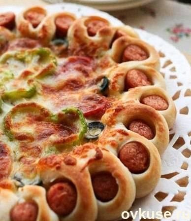 Idee minunată pentru designul de margine pizza frumos - rețete simple
