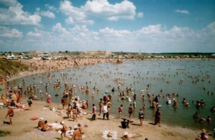 Lacul este o defalcare în sare - Iletsk