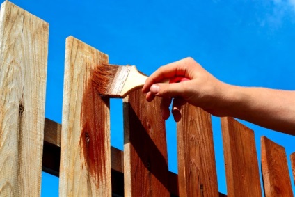 Vopsirea unui gard sau a unui algoritm de gard din lemn funcționează