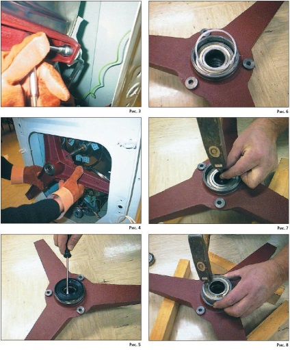 Procedura de înlocuire a rulmentului cu tambur în mașinile de spălat gorenje