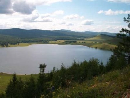 În Siberia - lac sarbagol în Teritoriul Krasnoyarsk