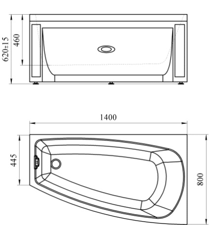 Dimensiuni de bai de diferite tipuri, care sunt formele și parametrii acrilice și alte boluri