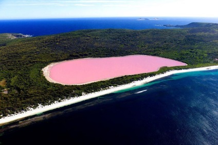 Pink lac hillier, Australia - portal turistic - lumea este frumoasa!