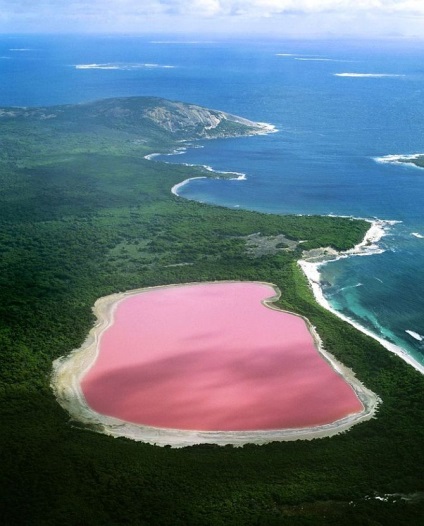 Pink lac hillier, Australia - portal turistic - lumea este frumoasa!