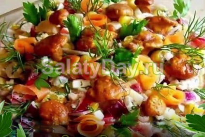 Salata roșie - întotdeauna o dispoziție festivă la vederea unei rețete de mâncare frumoasă cu fotografii și clipuri video