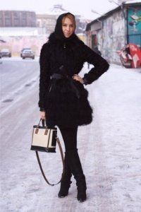 Astrakhan kabát, amit viselni, tippeket divat 50 fotó