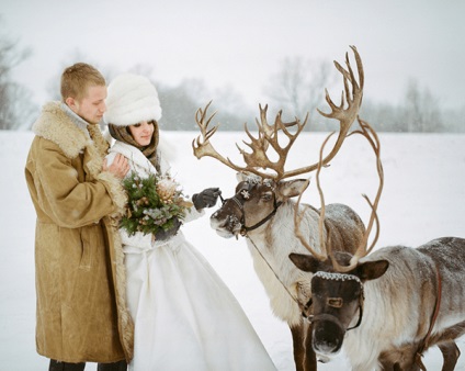Nunta în timpul iernii recomandările principale - mireasa