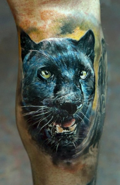 Panther tatuaj - înțeles, schițe și fotografii de tatuaje