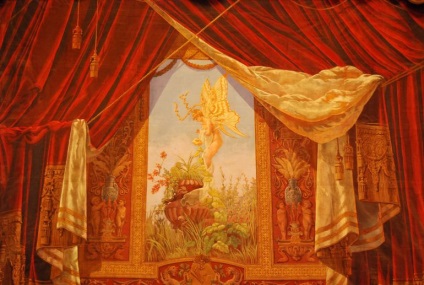 Színházi függöny - textíliák otthoni Melpomene