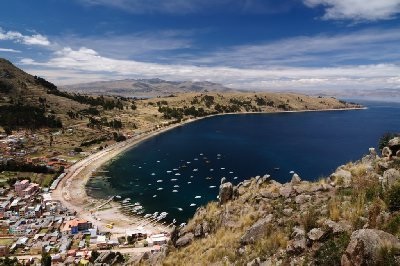 Titicaca mare, care a devenit un lac