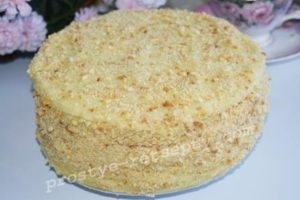 Rețetă Cake Napoleon cu fotografie pas-cu-pas acasă