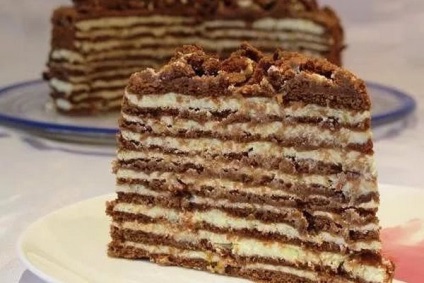 Cake „Spartacus” és más klasszikus recept lépésről lépésre fotók