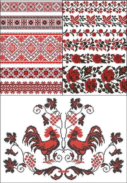 Ornamente ucrainene - caracteristici regionale ale broderiilor de cămăși și prosoape
