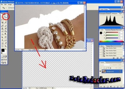 Photoshop tutorial - cum se face fundalul transparent