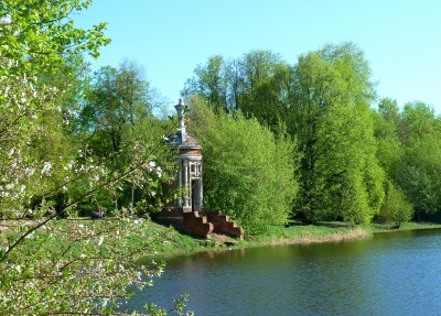 Manor Mihalkov Golovinskoye tavak, folyó Lihoborka, Moszkva Látnivalók