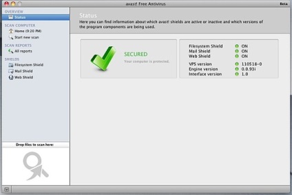 A fost o versiune beta a avast pentru mac os x, un blog despre mac, iphone, ipad și alte măr