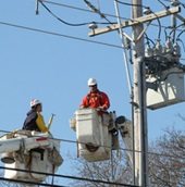 Lucrări electrice de mare altitudine