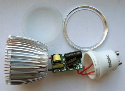 Dispozitiv intern de lămpi LED, hardware, admin