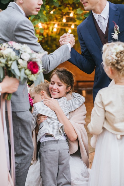 Az összes szín a szerelem esküvő Nastya és Anton