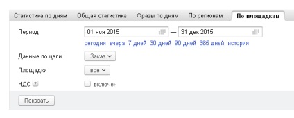 Conversie directă Yandex