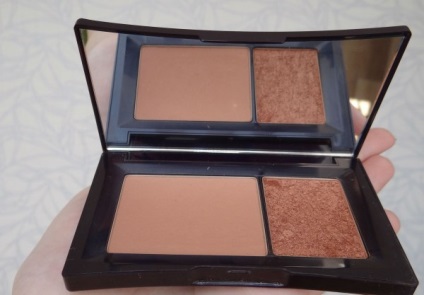 Yves rocher couleurs natura - bronz și mama de perle - bronzer și strălucire pulbere duo # 02 hale mat comentarii