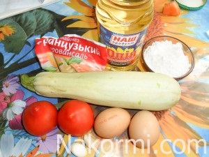 Fried cukkini tésztában paradicsom recept fotó (paradicsom) Sült cukkini tésztában paradicsommal recept egy fotó