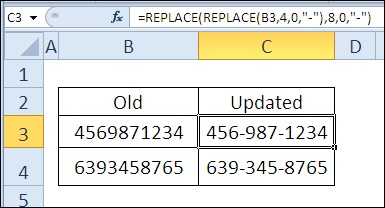 30 funcții Excel pentru 30 de zile înlocuiți (înlocuiți)