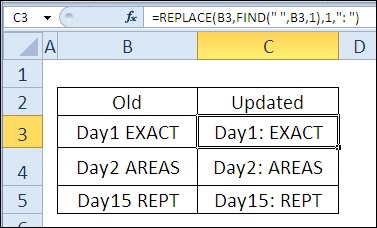 30 funcții Excel pentru 30 de zile înlocuiți (înlocuiți)