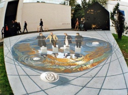 3D graffiti pe asfalt și pereți, sporturi extreme în Rusia