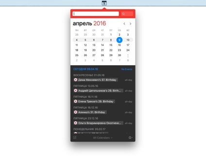 5 Calendare cele mai bune pentru bara de meniuri os x