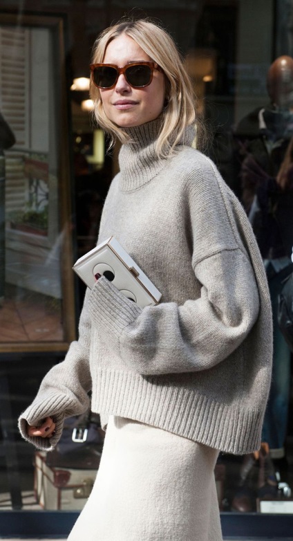 8 moduri de a purta un pulover ca fashionista