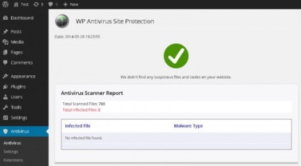 9 Plugin-uri pentru detectarea codului malware pe un site wordpress, cms și motoare pentru site-uri