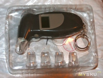 Breathalyzer tester de alcool tester respiratie keychain