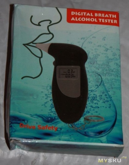 Breathalyzer tester de alcool tester respiratie keychain
