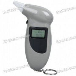 Breathalyzer tester de alcool tester respiratie keychain