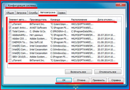 Programe de pornire ferestre 7 de configurare și editare