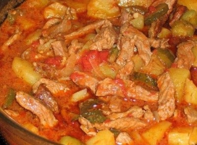 Azu din carne de porc 5 retete, caracteristici de gătit