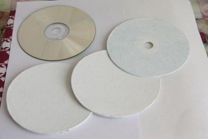 Cd lemezek decoupage technikával, hobby gyári