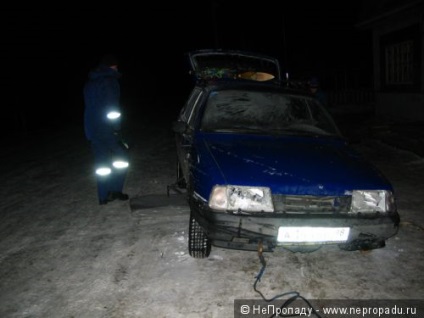 Chp élet az úton télen Ladoga-tó