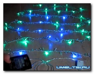 Dynamic LED mini garland